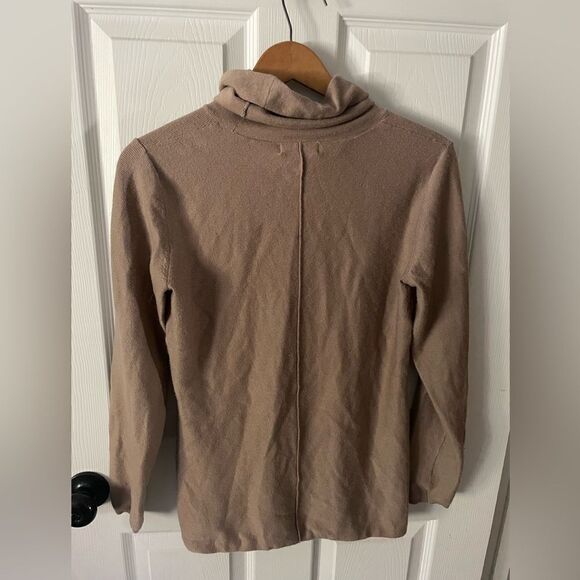 Women’s Calvin Klein Brown Turtleneck Sweater Size Small - Picture 3 of 5